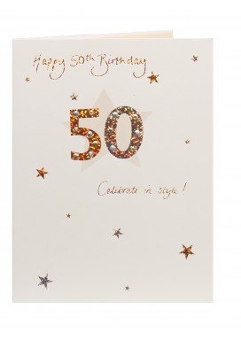 Birthday Card - 50th