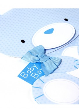 Lollipop New Baby Boy Card