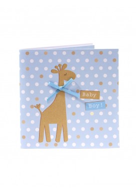 A La Mode New Baby Boy Card