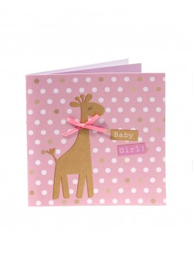 A La Mode New Baby Girl Card