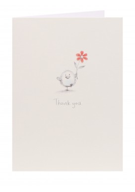 Thank You Card - Robin
