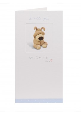 Missing You Card - Boofle