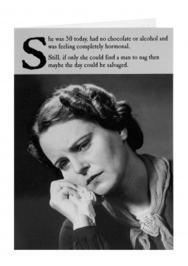 No Chocolate or Alcohol Today 50th Birthday Card