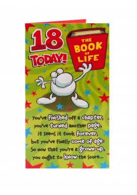 18 Today Book Of Life Birthday Card 