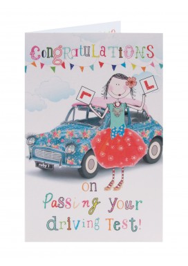 Congrats Passing Driving Test Card