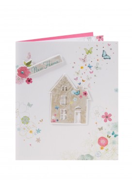 Butterfly House New Home Card