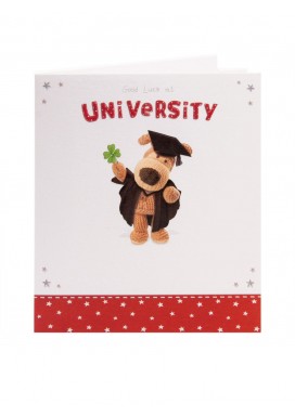 Boofle Lucky Clover Graduation Card