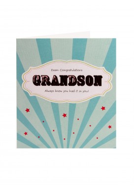 Grandson You Had It In You Exam Congrats Card