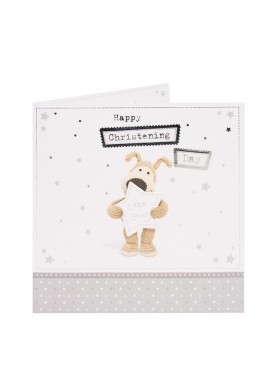 Boofle Little Star Christening Card