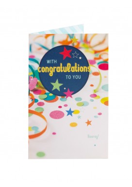 Colourful Congratulations Card