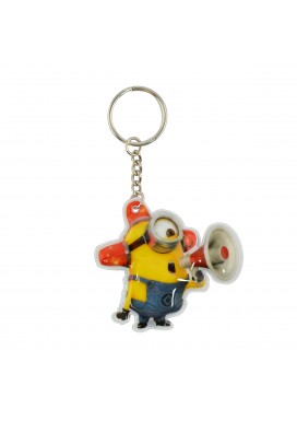 Fire Man Minion Light Up Torch Key Ring