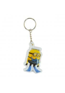Diving Minion Light Up Torch Key Ring