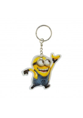 Minion & Banana Light Up Torch Key Ring