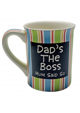 Our Name Is Mud Dad's the Boss Mug