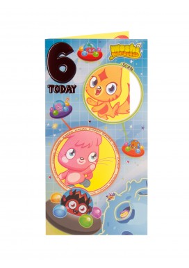 Moshi Monster 6th Birthday Card