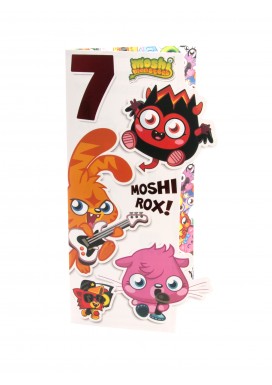 Moshi Monster 7th Birthday Card