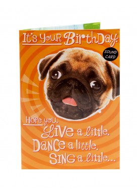 Live A Little Sound & Vibration Birthday Card