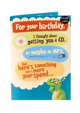 More Speed Sound & Movement Birthday Card