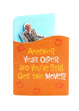 Another Year Over Sound Birthday Card