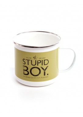 Dad's Army - Stupid Boy Enamel Mug