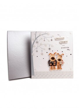 Boofle Luxury Boxed Wedding Day Card