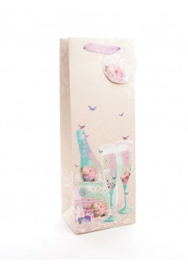 Glittering Wedding Bottle Bag 