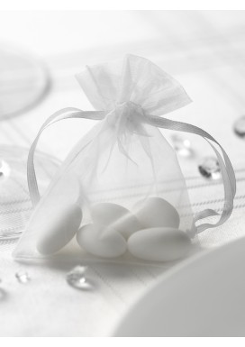 White Organza Bags 10 Pack