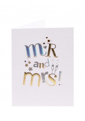 Mr and Mrs Lettering on White