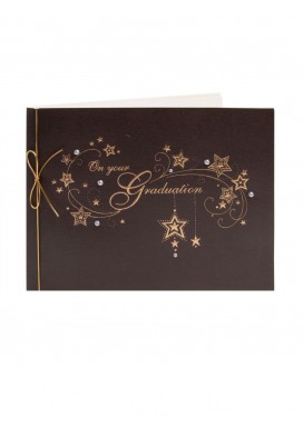 Clintons Exclusive Golden Congratulations Card