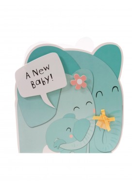 New Baby Elephant Card