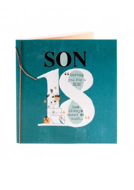 Patch The Dog18th Birthday Card