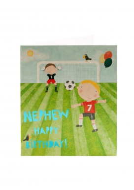 Simply Nephew Football Birthday Card