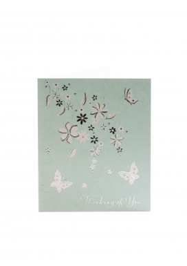 Simply Floral Thinking Of You Card