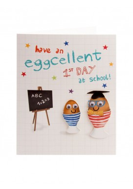 Eggcellent First Day Card
