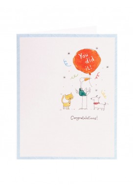 Animal Party Congratulations Card