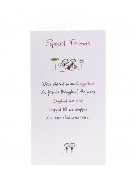 Drawing a Blank Friend Card
