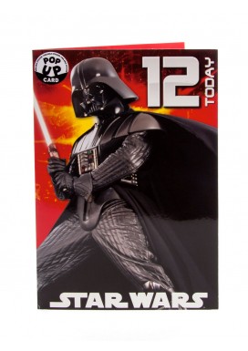 Age 12 Star Wars Pop-Up Birthday Card