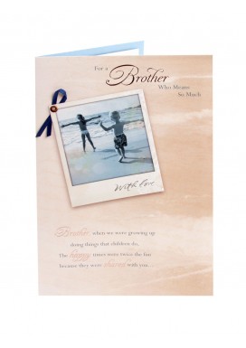 Brother Happy Birthday Card