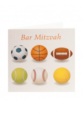 Jewish Bar Mitzvah Card