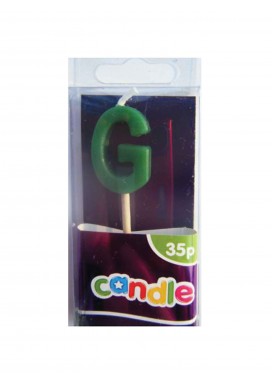 Initial Candle - Letter G
