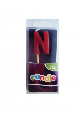 Initial Candle - Letter N