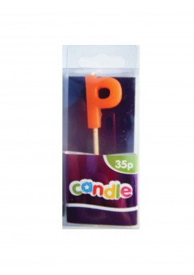 Initial Candle - Letter P