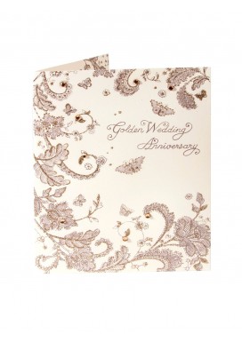 Clinton Collection 50th Wedding Anniversary Card