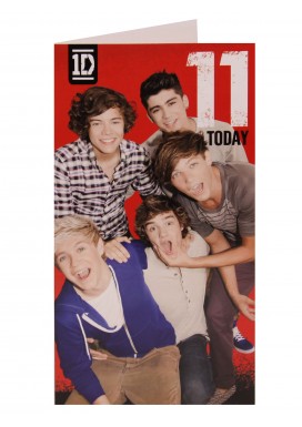 11 Today - One Direction Card at Clintons