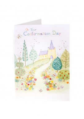 Church On Hill Confirmation Card  