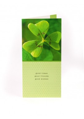 Photographic Shamrock St. Patrick's Day Card