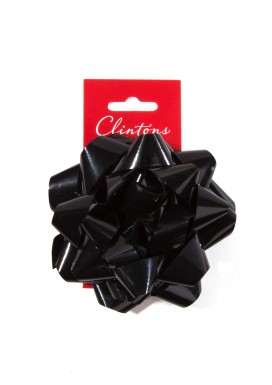 Giant Confetti Bow - Black