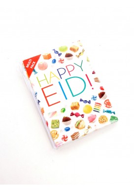 Sweets Happy Eid Cards - 6 Pack