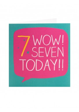 7 Today Birthday Card - Happy Jackson 