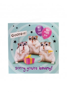 A La Mode Sorry You're Leaving Card